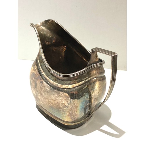 5 - Georgian silver milk / cream jug  weight 137g