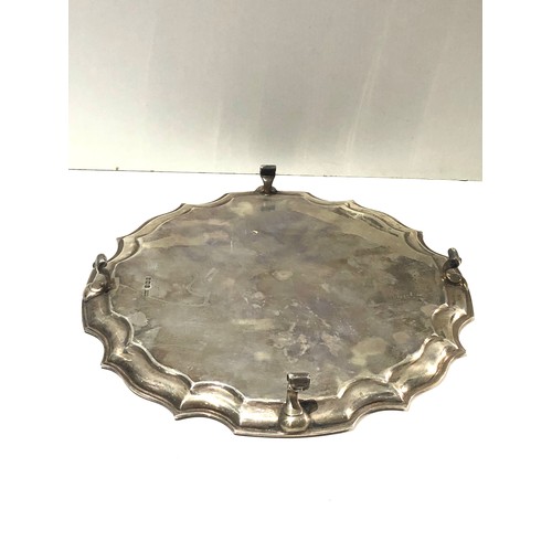 6 - Silver letter tray Sheffield silver hallmarks weight 392g