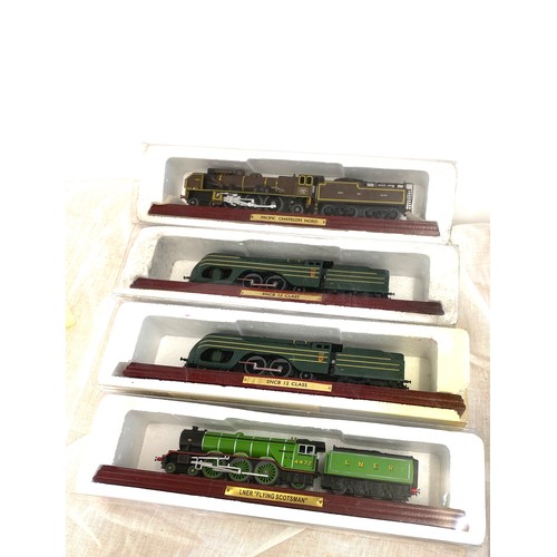 491 - 4 Boxed collectable model locomotives 