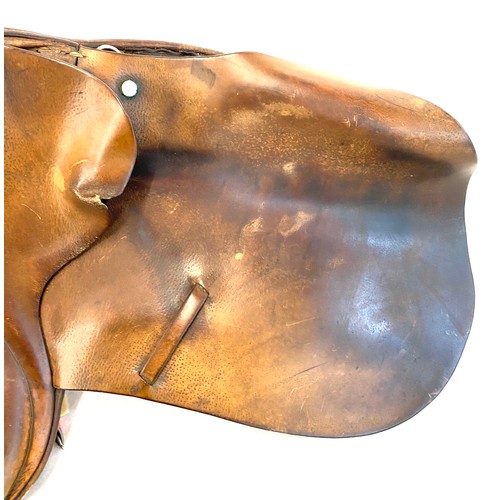 202 - Leather horse saddle