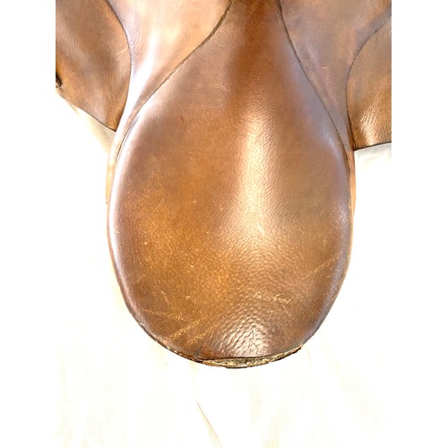 202 - Leather horse saddle