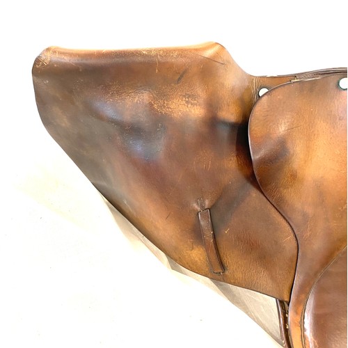 202 - Leather horse saddle