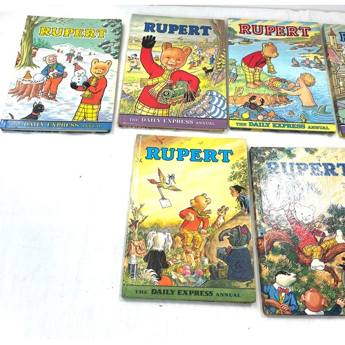 104 - Selection of Star Trek and Rupert Bear vintage annuals etc