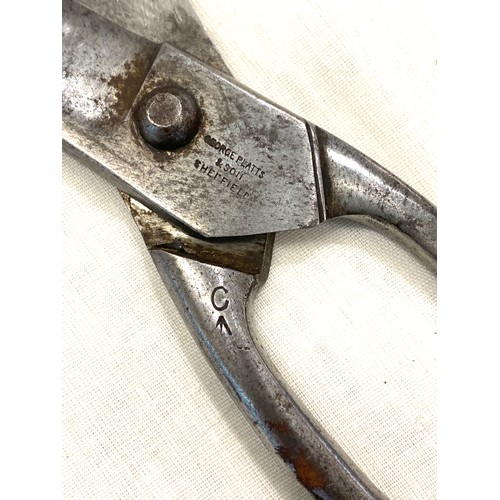 666 - Vintage Scissors George Platt and Son Sheffield 1916, measure approx 10