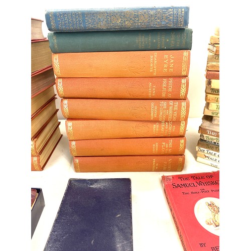 89 - Large selection of vintage books to include Beatrix Potter, Jane eyer