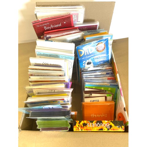 244 - Box of assorted occasional cards to include birthday cards, valentines day cards etc