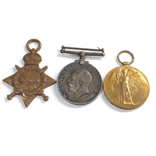 551 - ww1 trio medals to 24372 pte n.gregory cheshire regiment