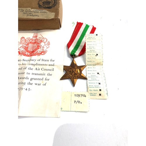 553 - ww2 boxed R.A.F officers medal group