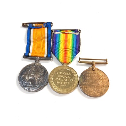 552 - ww1 pair medals and police medal to 275370 pte 2 a childs R.A.F