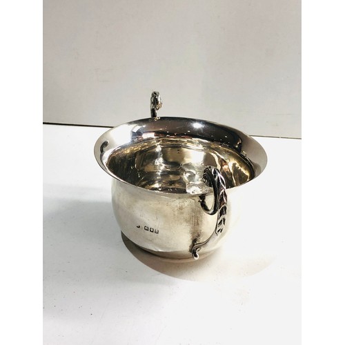 59 - silver sugar bowl weight 110g