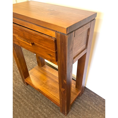 353 - Hall table, approximate measurements: Height  33.5 inches, width 25.5 inches, Depth: 13 inches