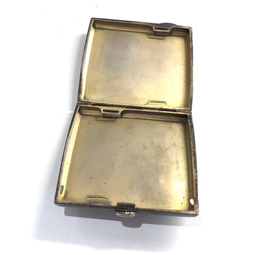 51 - Silver cigarette case weight 130g