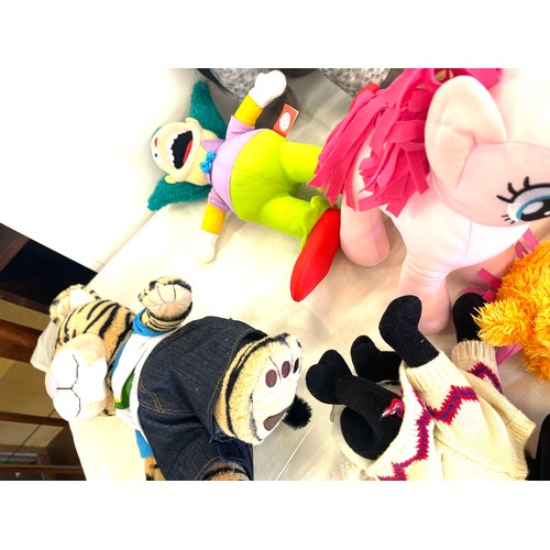 237 - Selection soft toys to include My Little Pony, Shaun the sheep etc