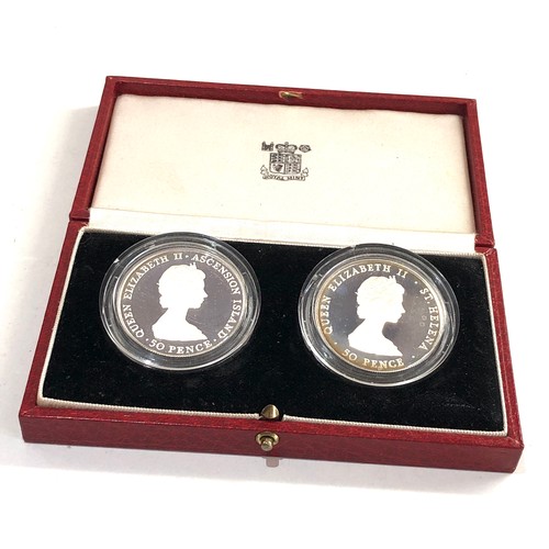 525 - Royal mint silver coins prince andrew royal visit each coin weight 56.6g total weight 113.3g