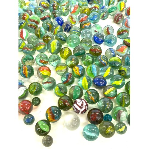 170 - Large selection of vintage marbles