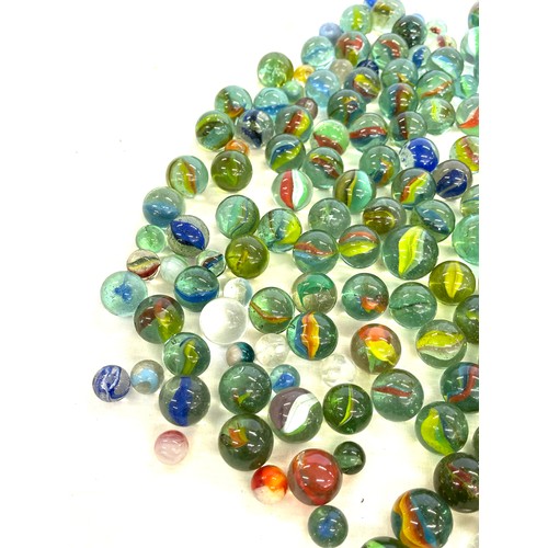 170 - Large selection of vintage marbles