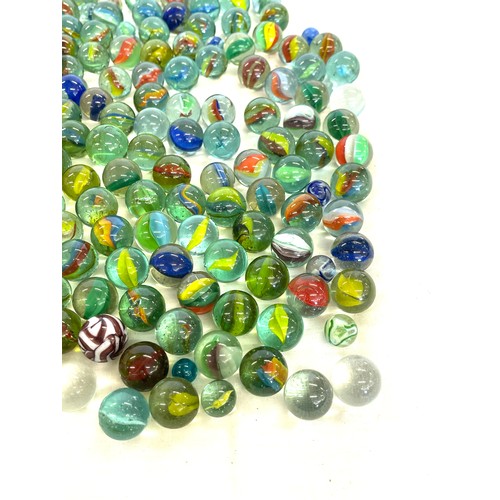 170 - Large selection of vintage marbles