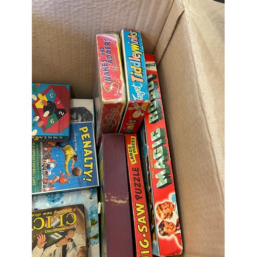 233 - Selection vintage and later children's board games