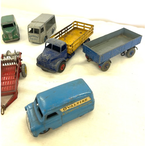 145 - Selection of used vintage Dinky die cast cars