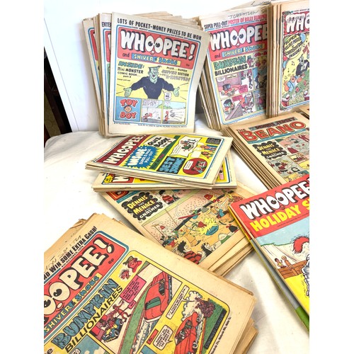 234 - Large selection vintage comics to include The Dandy, The Beano No Whoopee