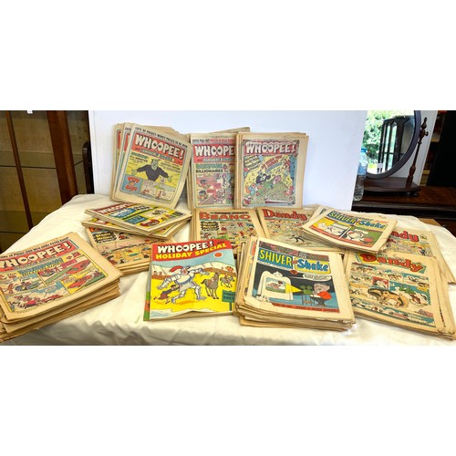 234 - Large selection vintage comics to include The Dandy, The Beano No Whoopee