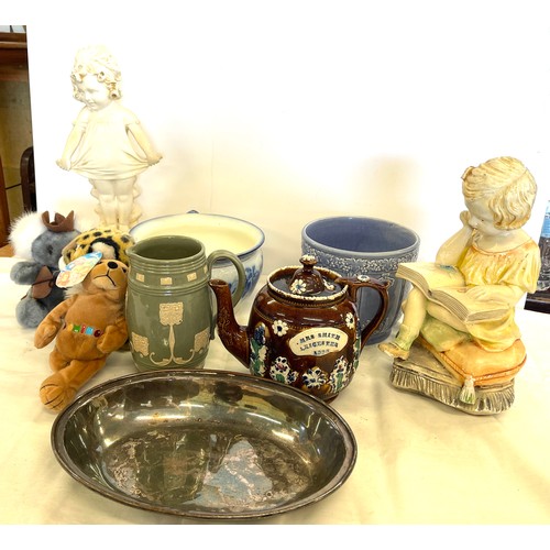 328 - Selection of miscellaneous to include Royal Doulton, antique potty etc