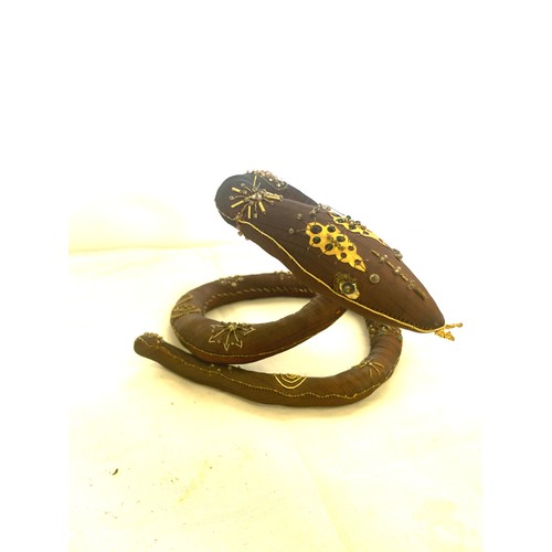 670 - Vintage hand made crafted coiled snake, approximate height 6 inches