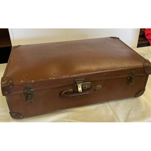 261 - Suitcases with wool, lace, cotton etc contents