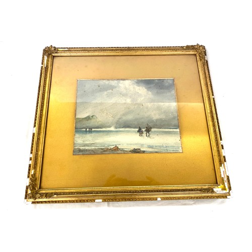 83 - Gilt framed watercolour by M Deakill, 1891, approximate frame measurements: Height 17 inches, Width ... 