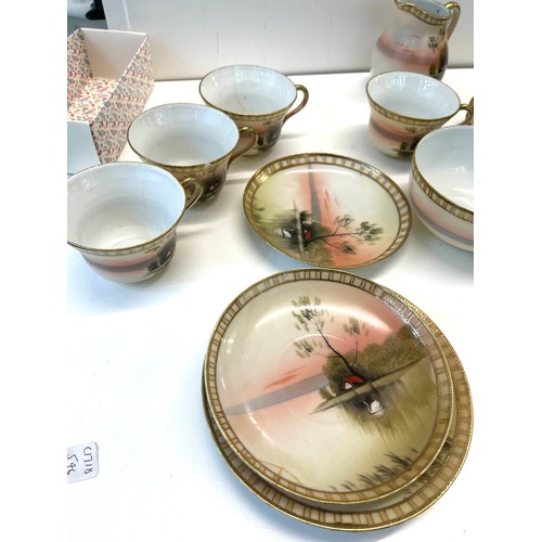 299 - L & C Nippon tea set,  some pieces a/f