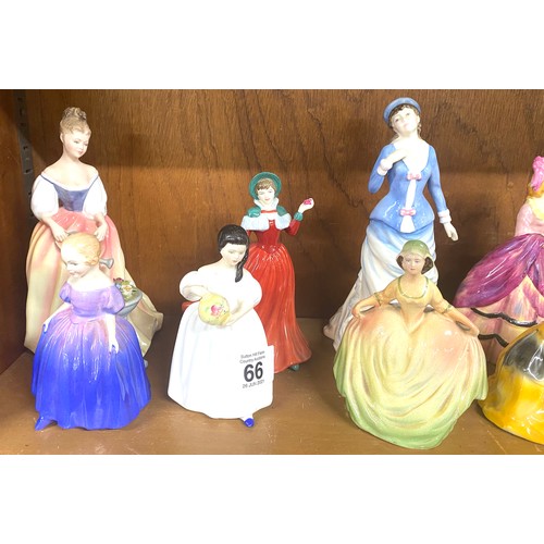 66 - Selection of china dolls, to include Royal Doulton etc