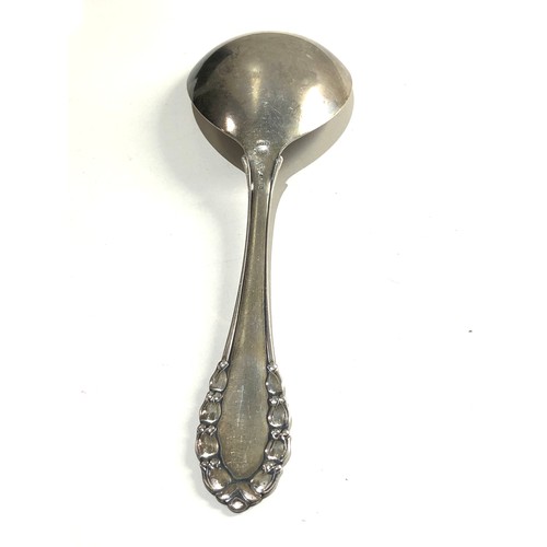 25 - Large georg jensen serving spoon measures approx 23cm long