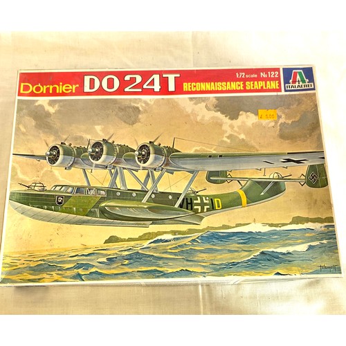 104 - 2 boxed craft models, Dornier DO24T Reconnaissance Seaplane, Mcdonnell f-4f Phantom II