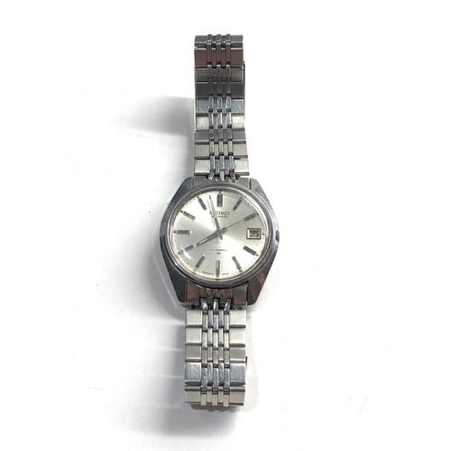 Vintage s-steel 1970's Seiko 7005-8022 classic 17 Jewel automatic Datejust  watch working order no wa