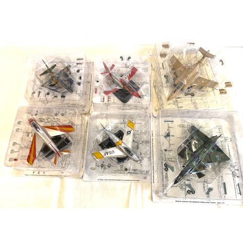 57 - Selection of 6 Boxed Air Craft models includes, RA 43130, North America f-86f, Casa C-101 etc