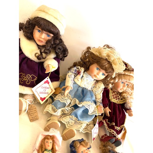 Mini porcelain dolls on sale