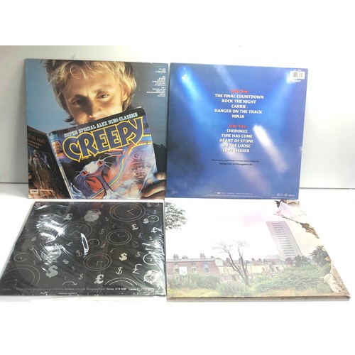 584 - 4 vintage lps includes Led Zeppelin pink floyd roger Taylors fun in space and europe