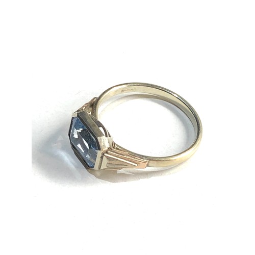 460 - high carat gold odeonesque gemstone ring (2.1g)