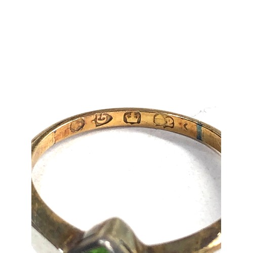 327 - 22ct gold Victorian dress ring  (1.7g)