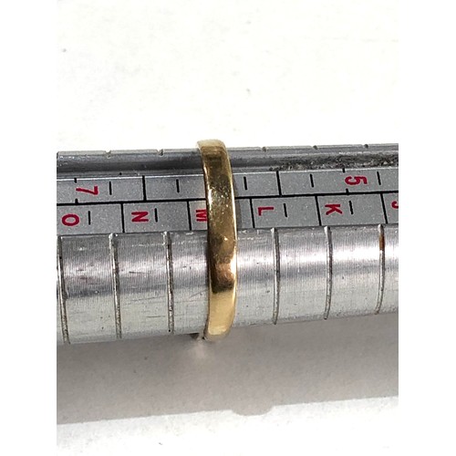 409 - 9ct gold vintage diamond trilogy ring (1.3g)