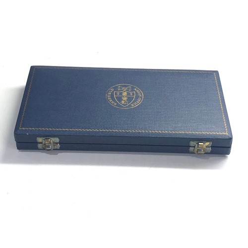 51 - Boxed silver set limited edition bi-centenary of sheffield assay office 1773-1973