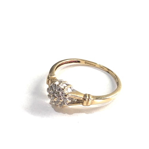 212 - 9ct gold diamond ring 1.9g