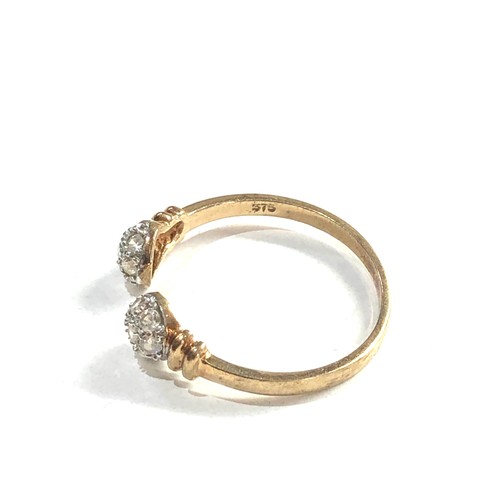 264 - 9ct gold stone set dress ring 1.6g