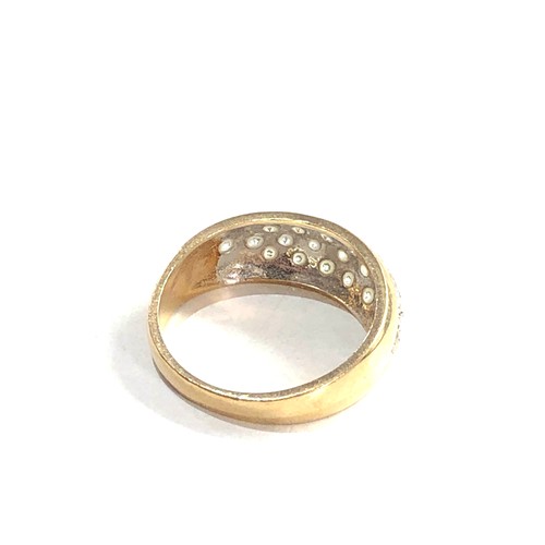 272 - 9ct gold stone set dress ring 3.6g