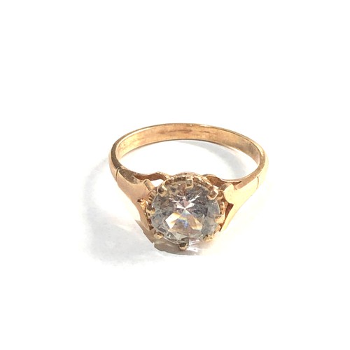 275 - 9ct gold stone set dress ring 2.9g