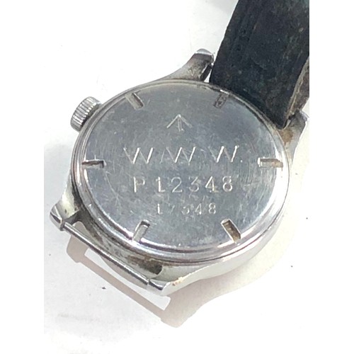 85 - Military cyma dirty dozen wristwatch in non working order no warranty given missing second hand