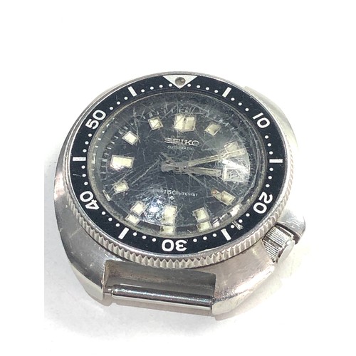 92 - Rare seiko 6105-8110 apocalypse now / captain willard gents diver automatic wristwatch head only the... 