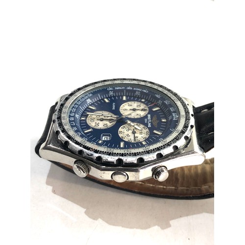 105 - Rare Breitling Jupiter Pilot Navitimer Chronograph - Ref. A59028 quartz gents wristwatch requires ba... 