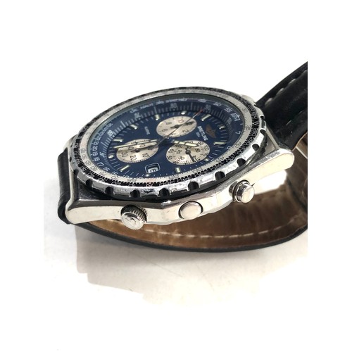 105 - Rare Breitling Jupiter Pilot Navitimer Chronograph - Ref. A59028 quartz gents wristwatch requires ba... 