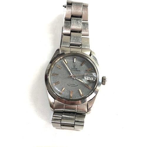 111 - Fine Rolex Tudor Prince oysterdate automatic  grey dial 7835 bracelet /357 endlinks in working order... 